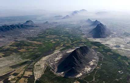 Afghanistan Sky Aerial-View Landscape Picture