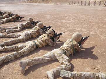 Afghanistan  Military Shooting-Range Picture