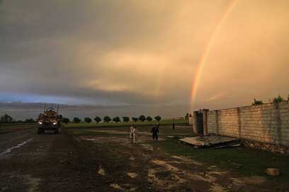 Rainbow Military Tank Double-Rainbow Picture