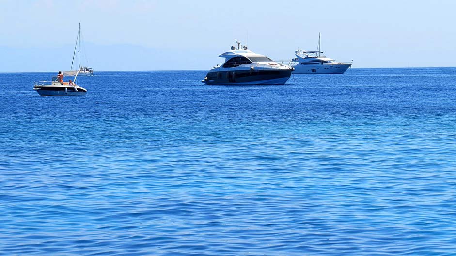 Ship The-Mediterranean-Sea Color-Blue Ionian-Sea