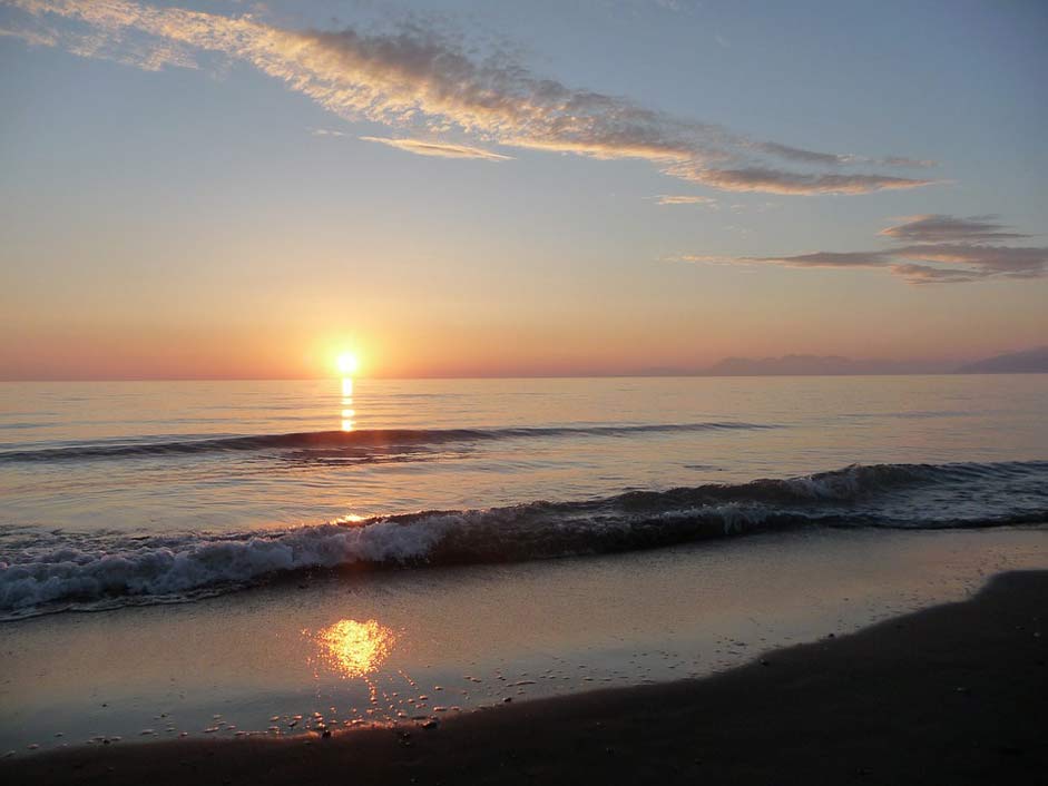 Albania Beach Sea Sunset