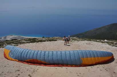 Albania Landscape Paragliding Mountains Picture