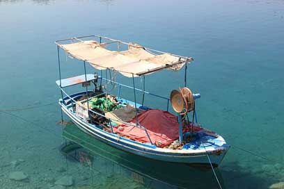 Albania Fisher Boat Sea Picture