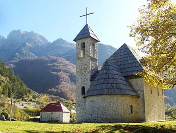 Theth Catholic Albania Church Picture