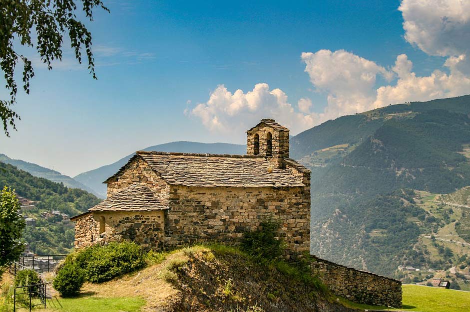 Landscape Mountains Pyrenees Andorra