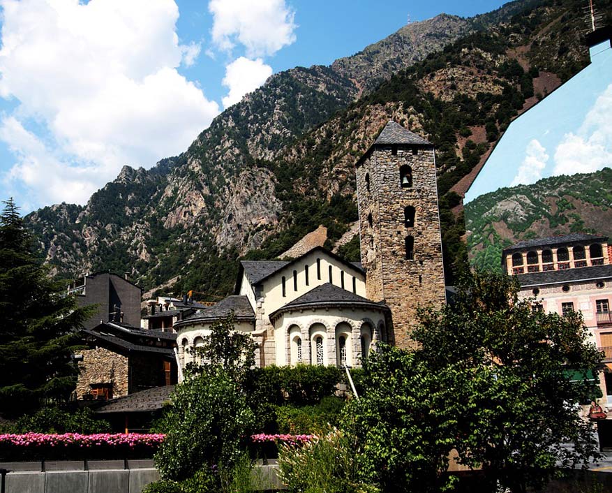 Pyrenees Andorra-La-Vella Andorra Church