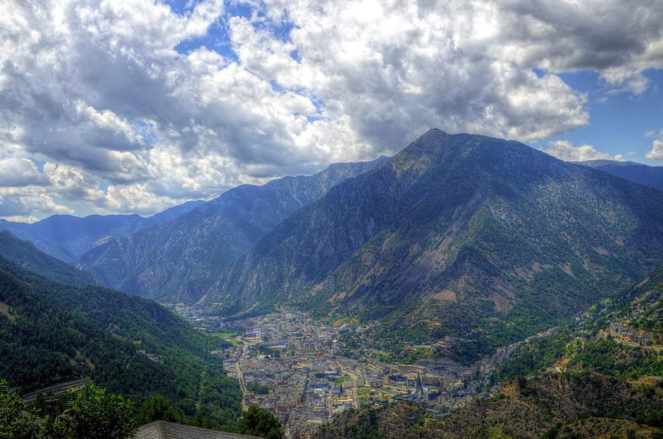 Pyrenees Mountains Andorra La-Vella