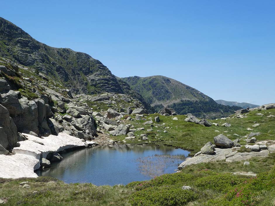 Andorra Mountain Landscape Lake