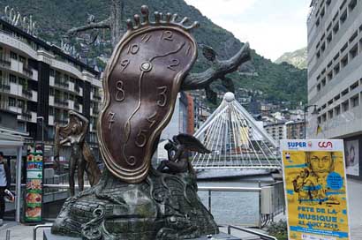 Clock Time Andorra Deformed Picture
