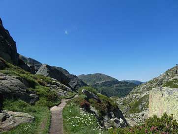 Path Andorra Landscape Mountain Picture