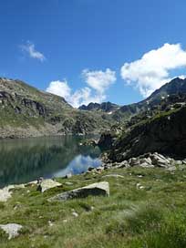 Lake Andorra Mountain Rocks Picture
