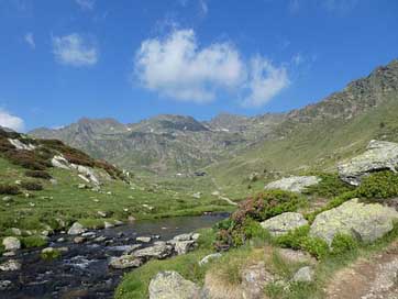 River  Andorra Mountain Picture