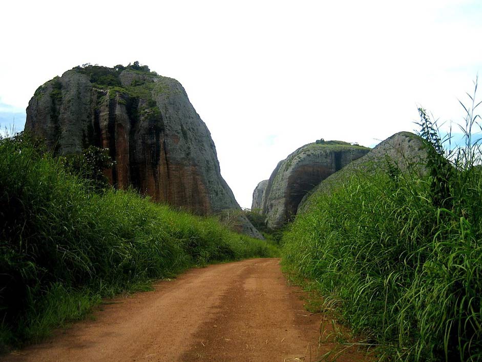 Rocks Clouds Sky Angola