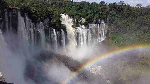 Cataracts Nature Rainbow Angola Picture