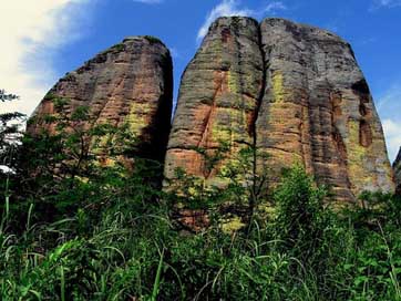 Angola Rocks Clouds Sky Picture