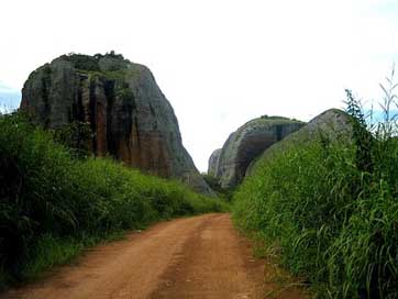 Angola Rocks Clouds Sky Picture