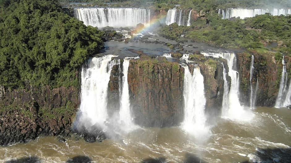Water Waterfall Iguau Foz-Do-Iguau