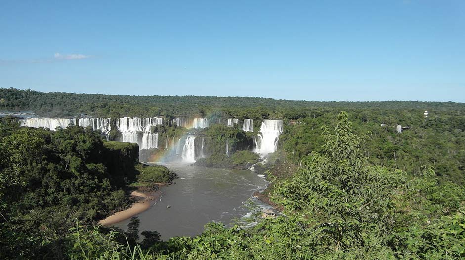 Water Waterfall Iguau Foz-Do-Iguau