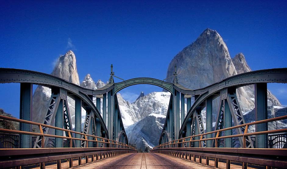 Wanderlust Travel Bridge Mountains