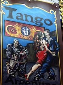 Painted Tango Advertisement Argentina Picture