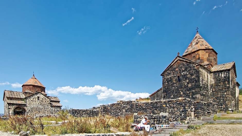 Monastery Sevanavank Sewankloster Armenia