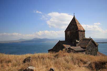 Armenia Monastery Sevan Lake Picture