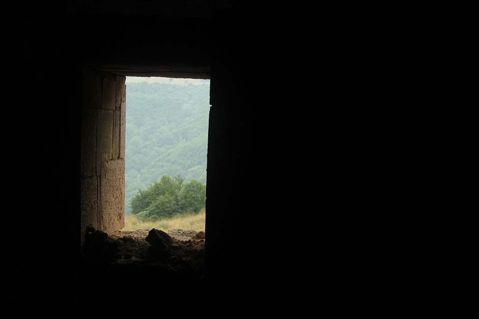 Copy-Space Armenia Dark Window