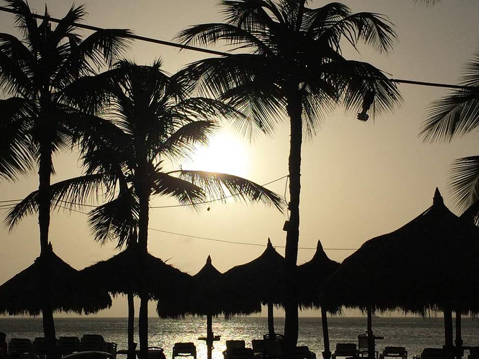  Caribbean Aruba Sunset