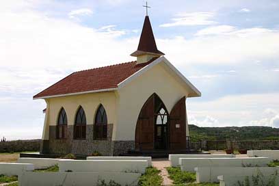 Church Aruba Caribbean Architecture Picture