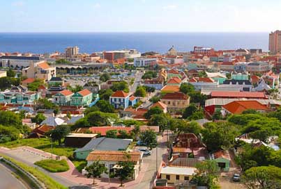 Houses Blue Aruba Horizon Picture