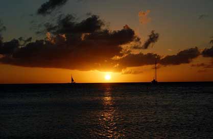 Aruba Sail Caribbean Sunset Picture