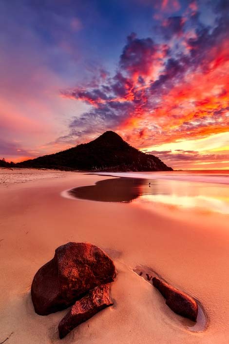 Sea Dusk Sunset Australia