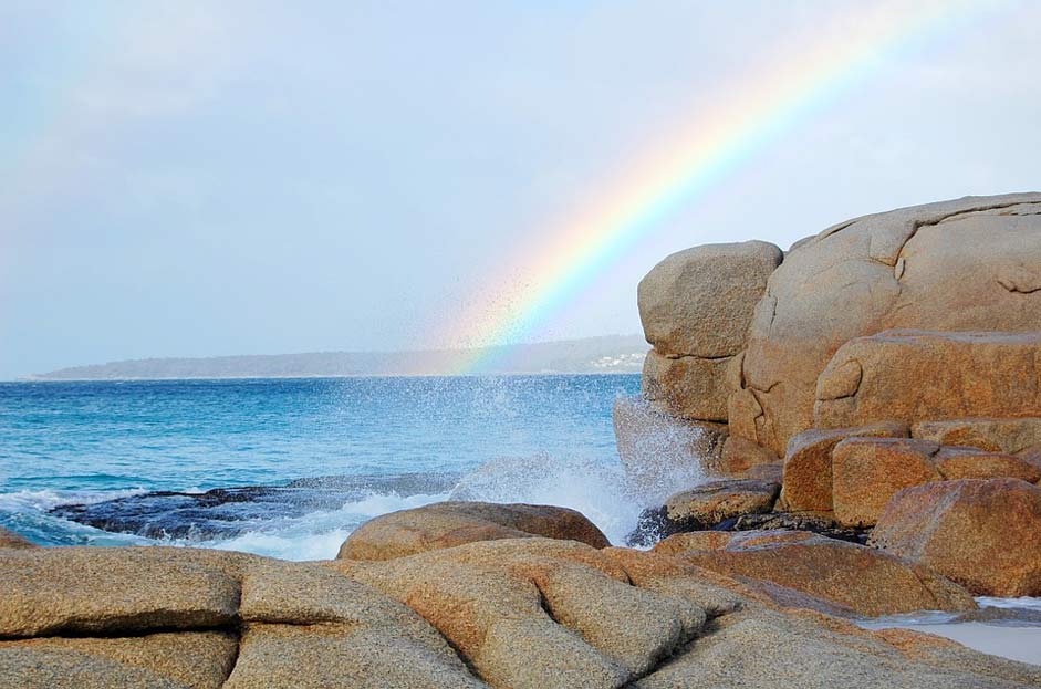 Rainbow Ocean Australia Beach