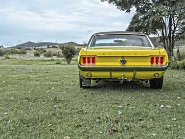 Mustang Muscle Car Old Picture