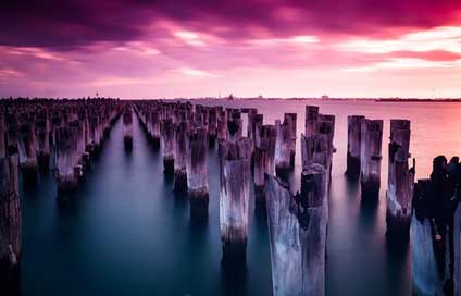 Princes-Pier Poles Port-Melbourne Melbourne Picture