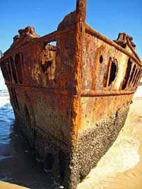 Ship-Wreck East-Coast Australia Fraser-Island Picture