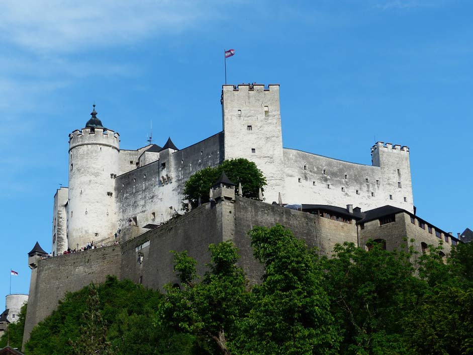 Landmark Fortress Castle Hohensalzburg-Fortress