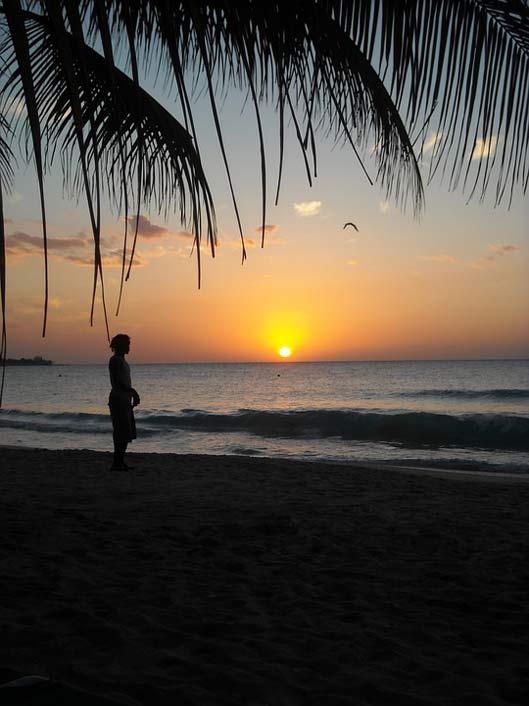 Island Beach Sunset Jamaica