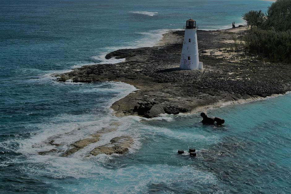 Ocean Coastline Beach Lighthouse