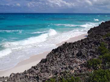 Bahamas Waves Sea Coast Picture
