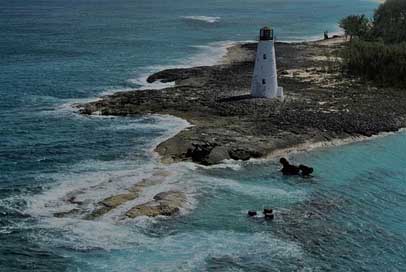 Lighthouse Ocean Coastline Beach Picture