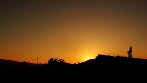 Sunset Bandarban Hills Landscape Picture