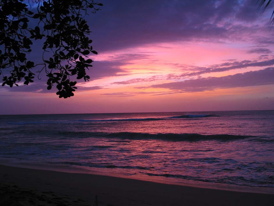 Sea Red-Sky Sunset Barbados