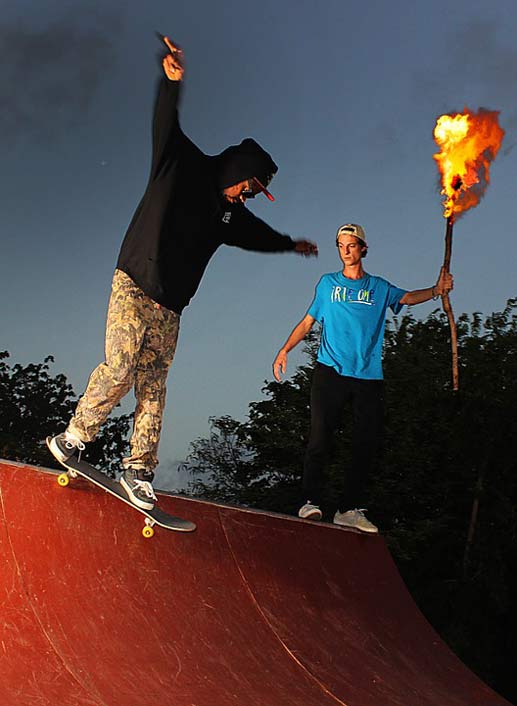 Fire Barbados African-American Skateboarding