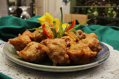 Food Cake Fish Barbados Picture