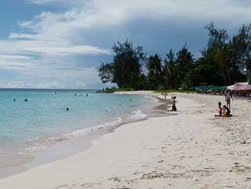 Beach Barbados People Sea Picture