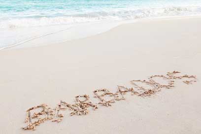 Barbados Handwriting Text Word Picture