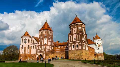 Castle Architecture Belarus Belorussian Picture