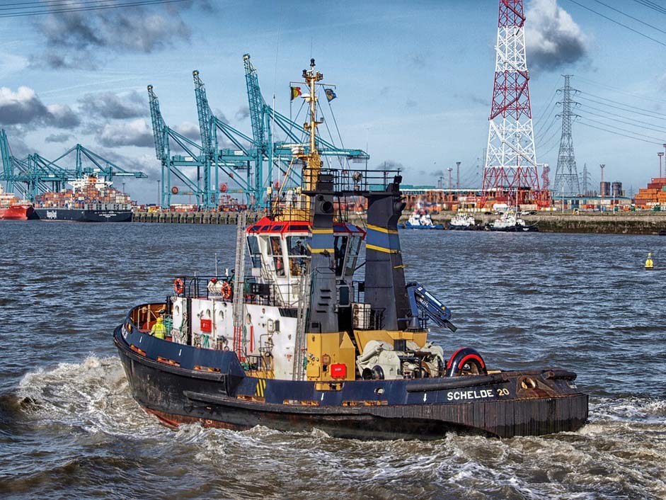 Tugboat Boat Belgium Antwerp