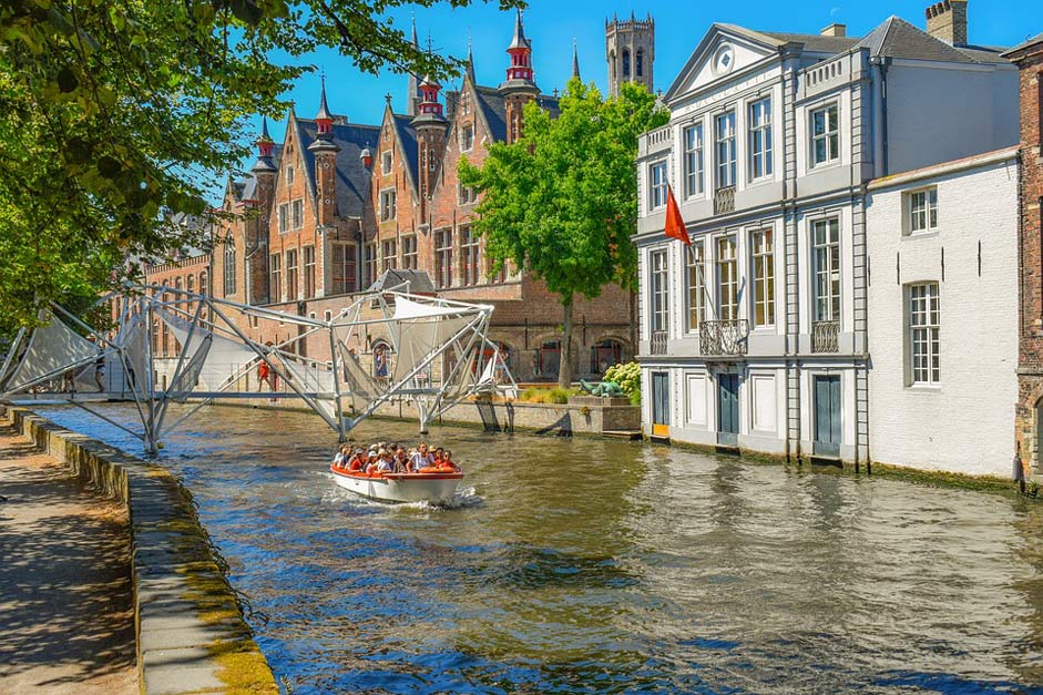 River Canal Brugge Belgium